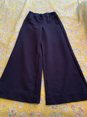 ME+EM navy flared pants